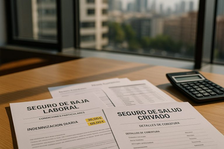Seguro de baja laboral para autónomos vs seguro de salud privado: cuál compensa según ingresos y cotización Seguro de baja laboral para autónomos vs seguro de salud privado: cuál compensa según ingresos y cotización