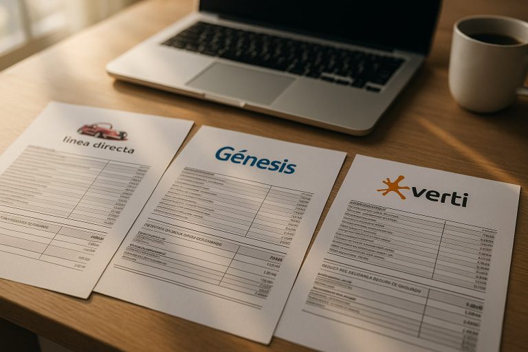 Comparativa de franquicias y sublímites por daños por agua en Línea Directa, Génesis y Verti para vivienda habitual Comparativa de franquicias y sublímites por daños por agua en Línea Directa, Génesis y Verti para vivienda hab