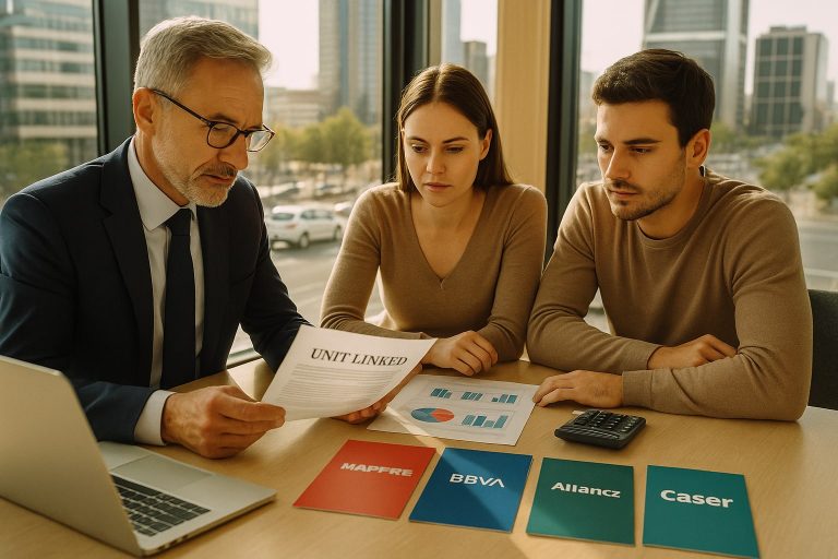 Comparativa de seguros de vida ahorro-inversión Unit Linked: Mapfre, BBVA Allianz, Caser y Mutuactivos Comparativa de seguros de vida ahorro-inversión Unit Linked: Mapfre, BBVA Allianz, Caser y Mutuactivos