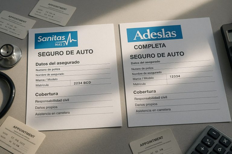 Sanitas Más Salud vs Adeslas Completa: comparativa de cuadro médico, copagos y carencias Sanitas Más Salud vs Adeslas Completa: comparativa de cuadro médico, copagos y carencias