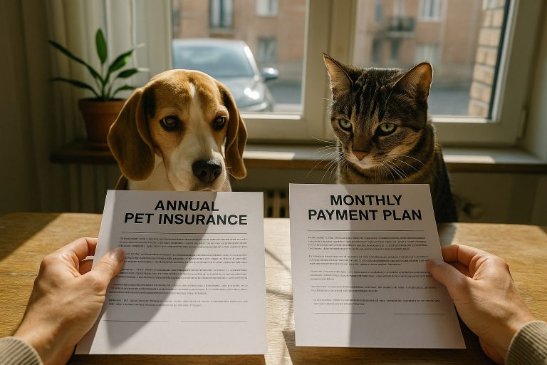 Seguro de mascotas anual vs mensual: qué cambia en carencias, permanencia y reclamación de siniestros
