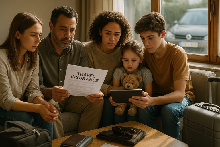Seguro de viaje para familias con hijos menores: coberturas pediátricas, cancelación por enfermedad del menor y equipaje Seguro de viaje para familias con hijos menores: coberturas pediátricas, cancelación por enfermedad del menor